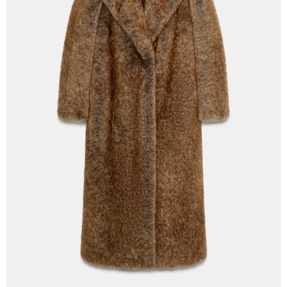 Zara Tan Teddy Jacket